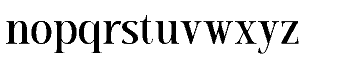 Ambery Verita Regular Font LOWERCASE