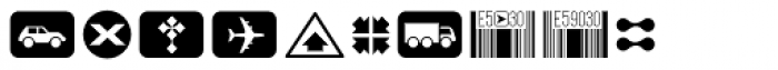Ambex Symbols Font OTHER CHARS