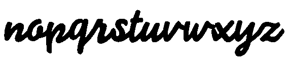 Ambiday Regular Font LOWERCASE