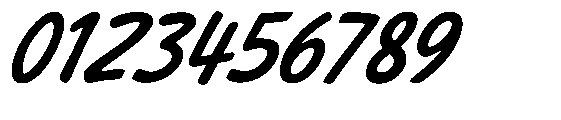 Ambiday Slant Regular Font OTHER CHARS