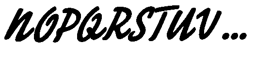 Ambiday Slant Regular Font UPPERCASE
