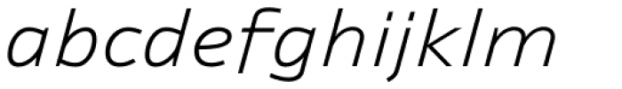 Ambiguity Generous Light Italic Font LOWERCASE