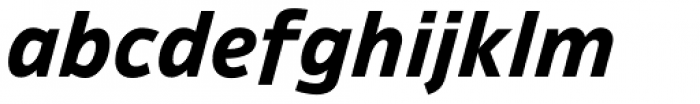 Ambiguity Normate Bold Italic Font LOWERCASE