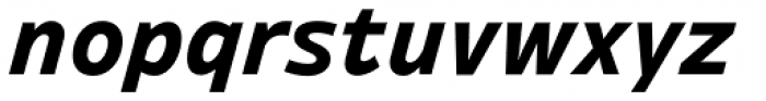 Ambiguity Normate Bold Italic Font LOWERCASE