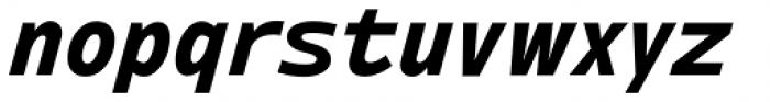 Ambiguity Radical Bold Italic Font LOWERCASE