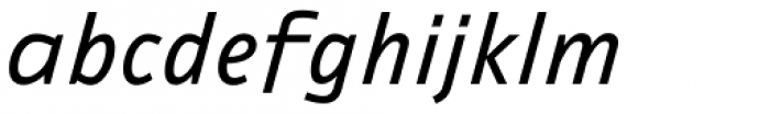 Ambiguity Radical Italic Font LOWERCASE