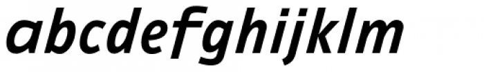 Ambiguity Radical SemiBold Italic Font LOWERCASE