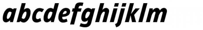 Ambiguity Thrift Bold Italic Font LOWERCASE