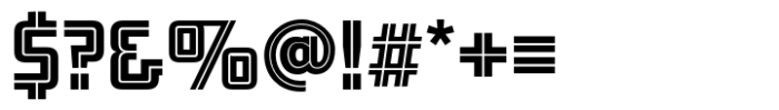 Amboy Std Inline Font OTHER CHARS