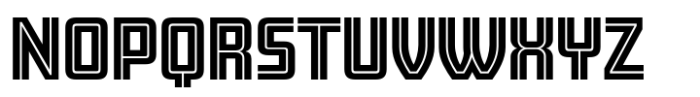 Amboy Std Inline Font UPPERCASE