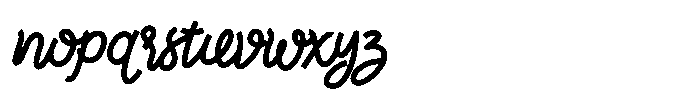 Ambrilo Font LOWERCASE
