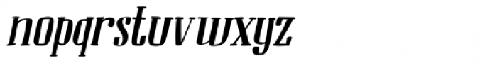Ambrosine Italic Font LOWERCASE