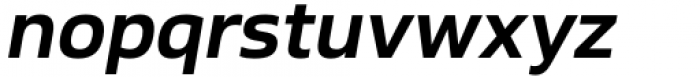 Ambulatoria D Semi Bold Italic Font LOWERCASE