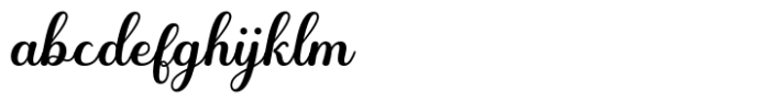 Amdeira Script Font LOWERCASE