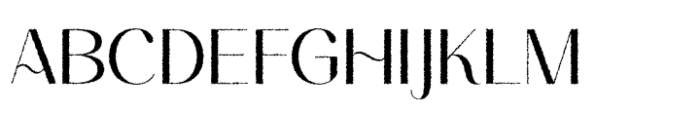 Ameda Rough Font UPPERCASE