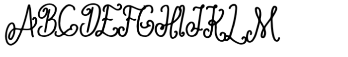 Ameliana Bold Font UPPERCASE