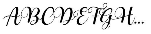 Ameliora Italic Font UPPERCASE