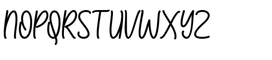 Amelline Regular Font UPPERCASE