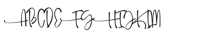 Amellisa Ink Regular Font UPPERCASE