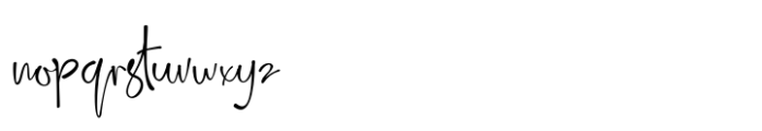 Amellisa Ink Regular Font LOWERCASE