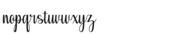 Amelya Font LOWERCASE