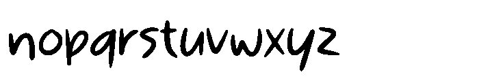 Amelyna Font LOWERCASE