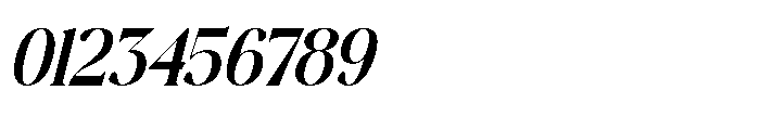 America Nights Italic Font OTHER CHARS
