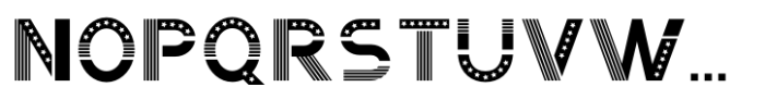 America Font LOWERCASE