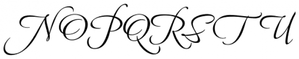 American Calligraphic Swash Font UPPERCASE
