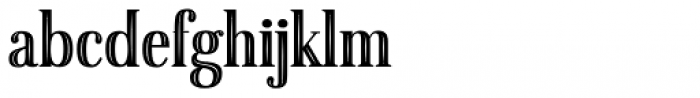 American Oak Inline Font LOWERCASE