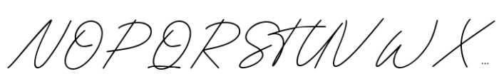 American Signature Regular Font UPPERCASE