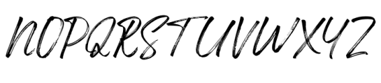 American Starlight Rough Script Font UPPERCASE