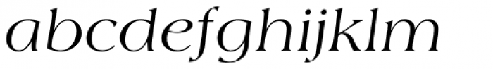 Americana EF Italic Font LOWERCASE