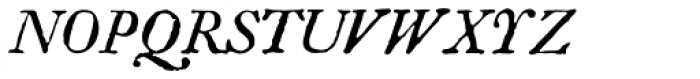 Americanus Italics Pro Font UPPERCASE