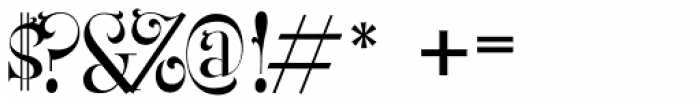 Amerigraf Font OTHER CHARS