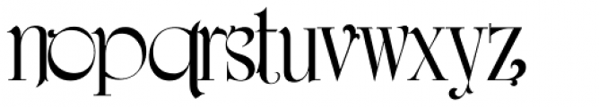 Amerigraf Font LOWERCASE