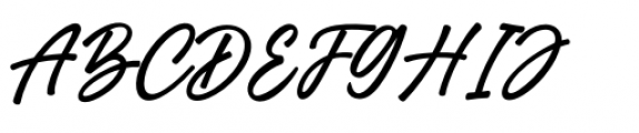 Amertha Regular Font UPPERCASE