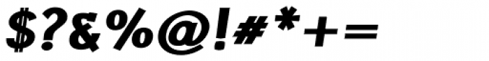 Amescote Heavy Bold Italic Font OTHER CHARS