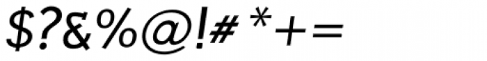 Amescote Italic Font OTHER CHARS