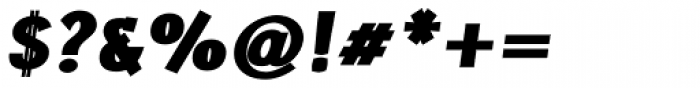 Amescote Ultra Bold Italic Font OTHER CHARS