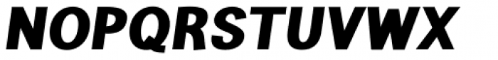 Amescote Ultra Bold Italic Font UPPERCASE