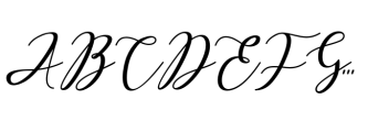 Ameston Regular Font UPPERCASE