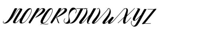 Amettha Script Font UPPERCASE