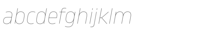 Amfibia Hairline Italic FONT