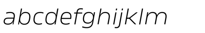 Amfibia Light Wide Italic FONT