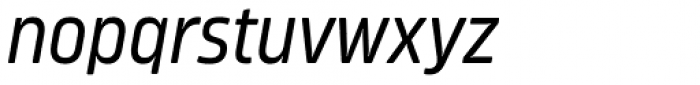 Amfibia Regular Condensed Italic Font LOWERCASE