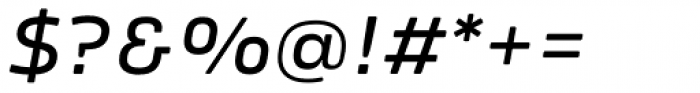 Amfibia Regular Wide Italic Font OTHER CHARS