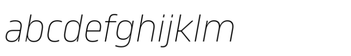 Amfibia Thin Italic FONT