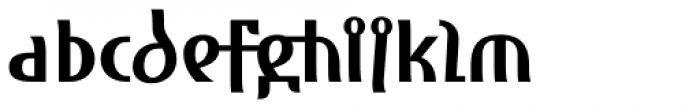 Amhara Regular Font LOWERCASE