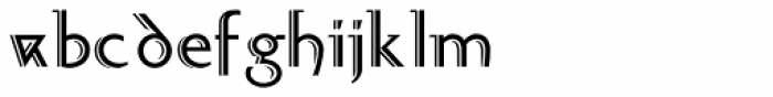 Amherst Gothic Split Font LOWERCASE